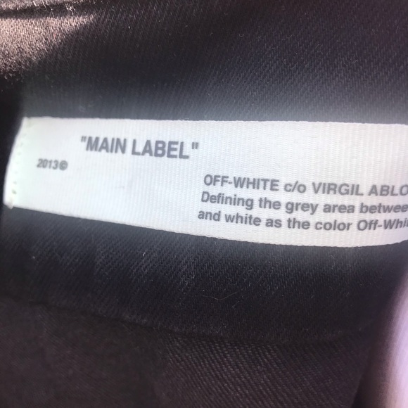 Main Label Offw Black Denim Jacket - Picture 7 of 8